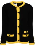 CHANEL Pre-Owned 1994 ensemble cardigan short-sleeves top - Black