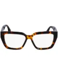 Victoria Beckham Eyewear square-frame glasses - Brown