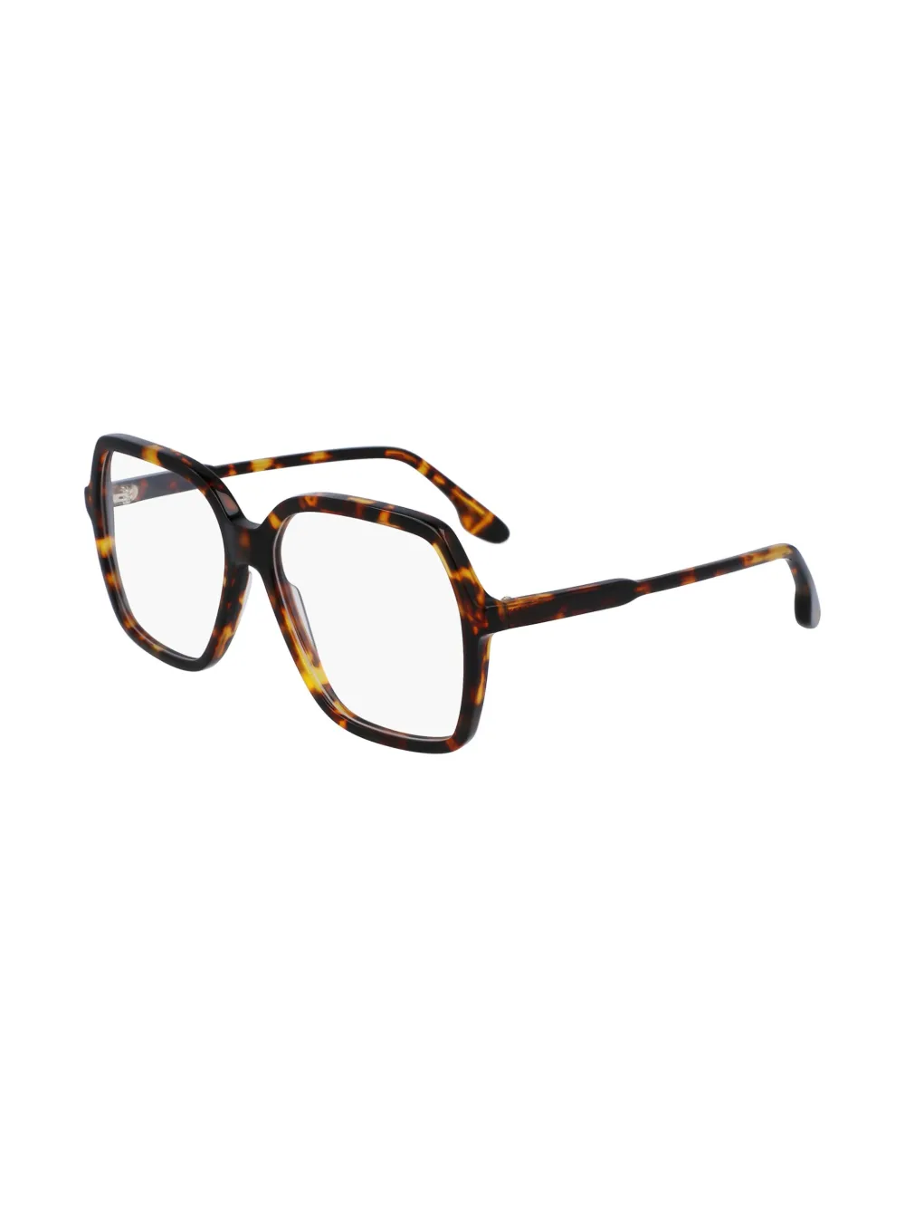 Victoria Beckham Eyewear Bril met vierkant montuur Bruin