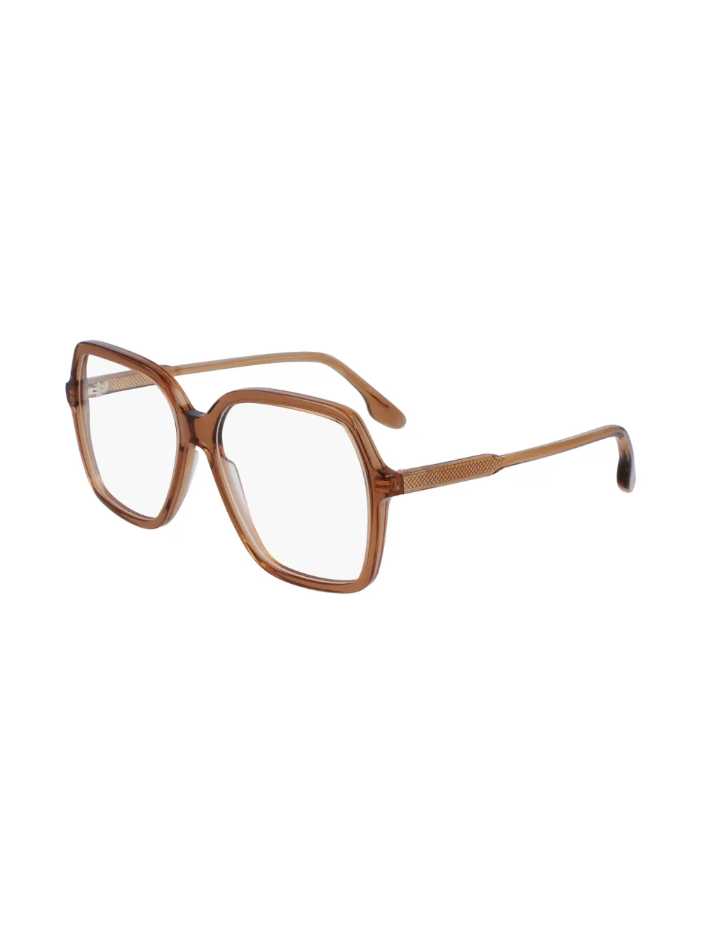 Victoria Beckham Eyewear Bril met oversized montuur Bruin