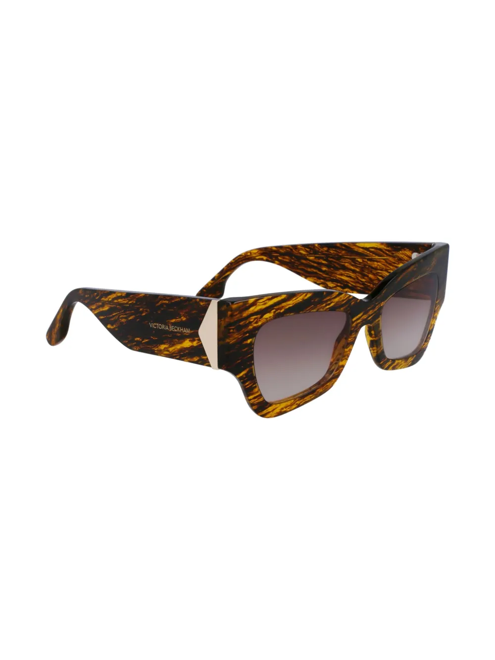 Victoria Beckham Eyewear Zonnebril met cat-eye montuur - Bruin