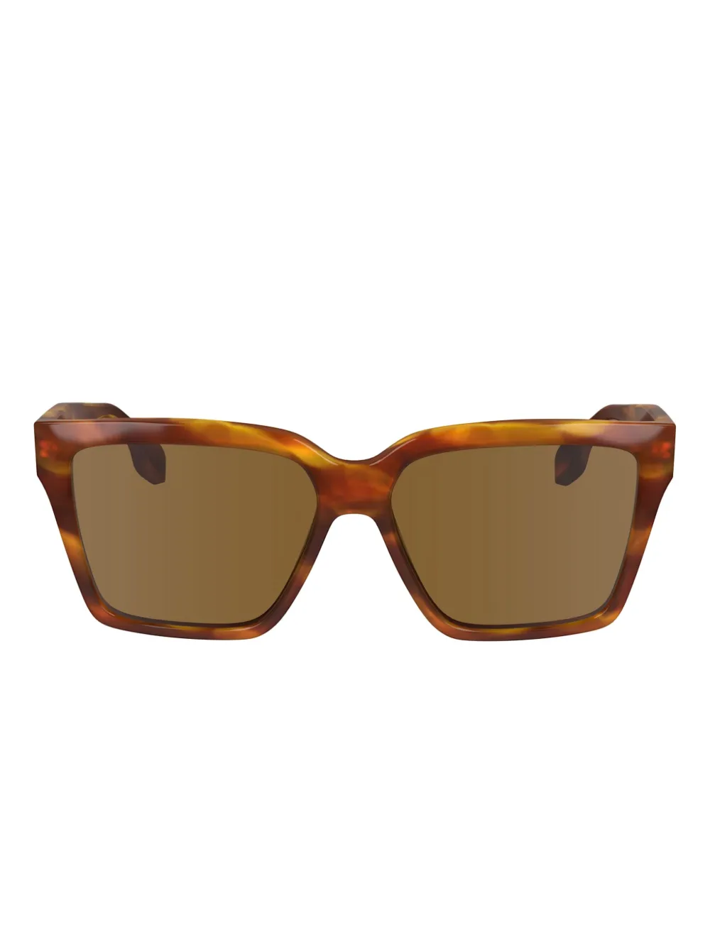 Victoria Beckham VB672S Striped Blonde Havana - Marrone