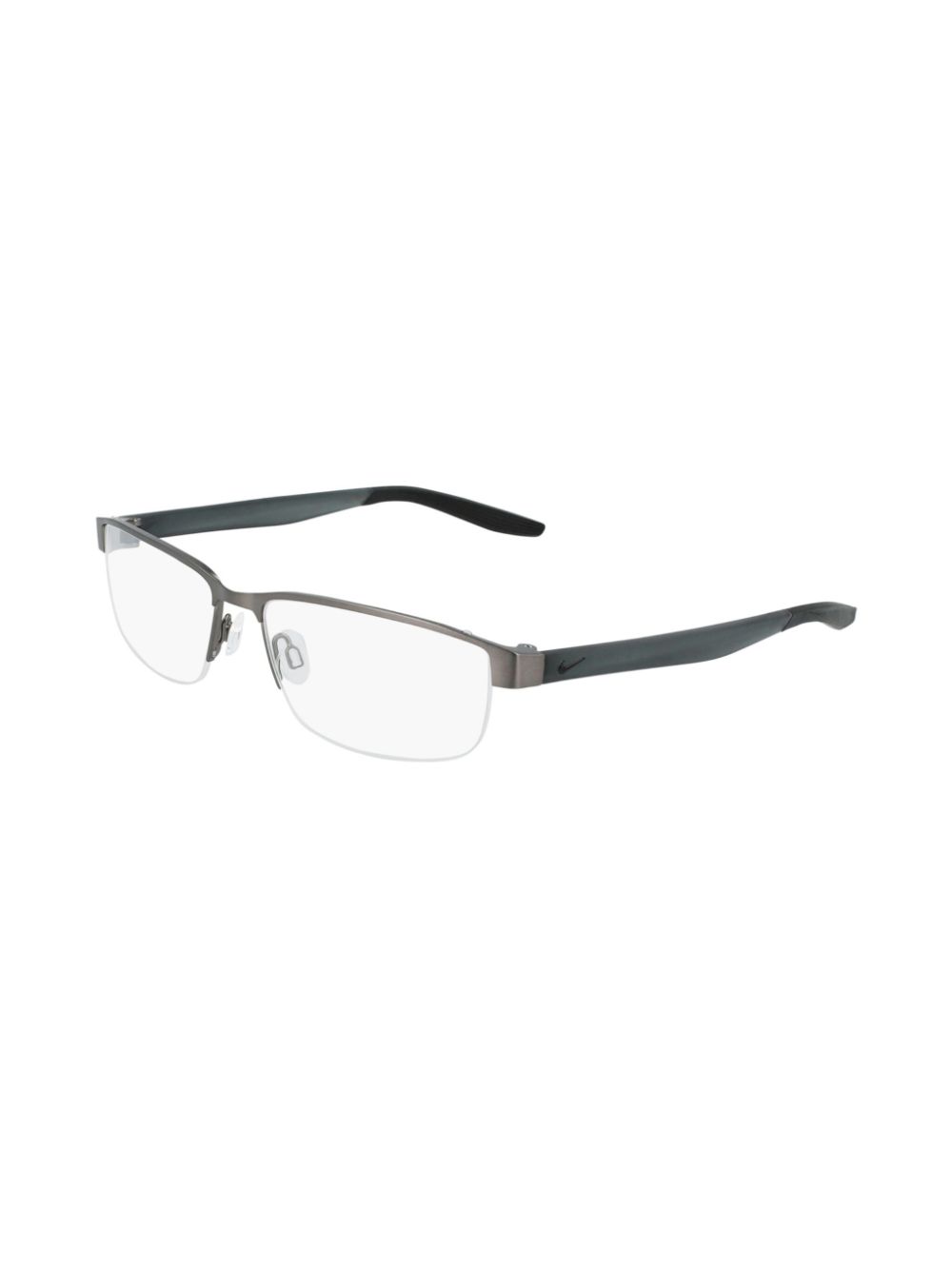 Shop Nike Logo-print Glasses In Grey