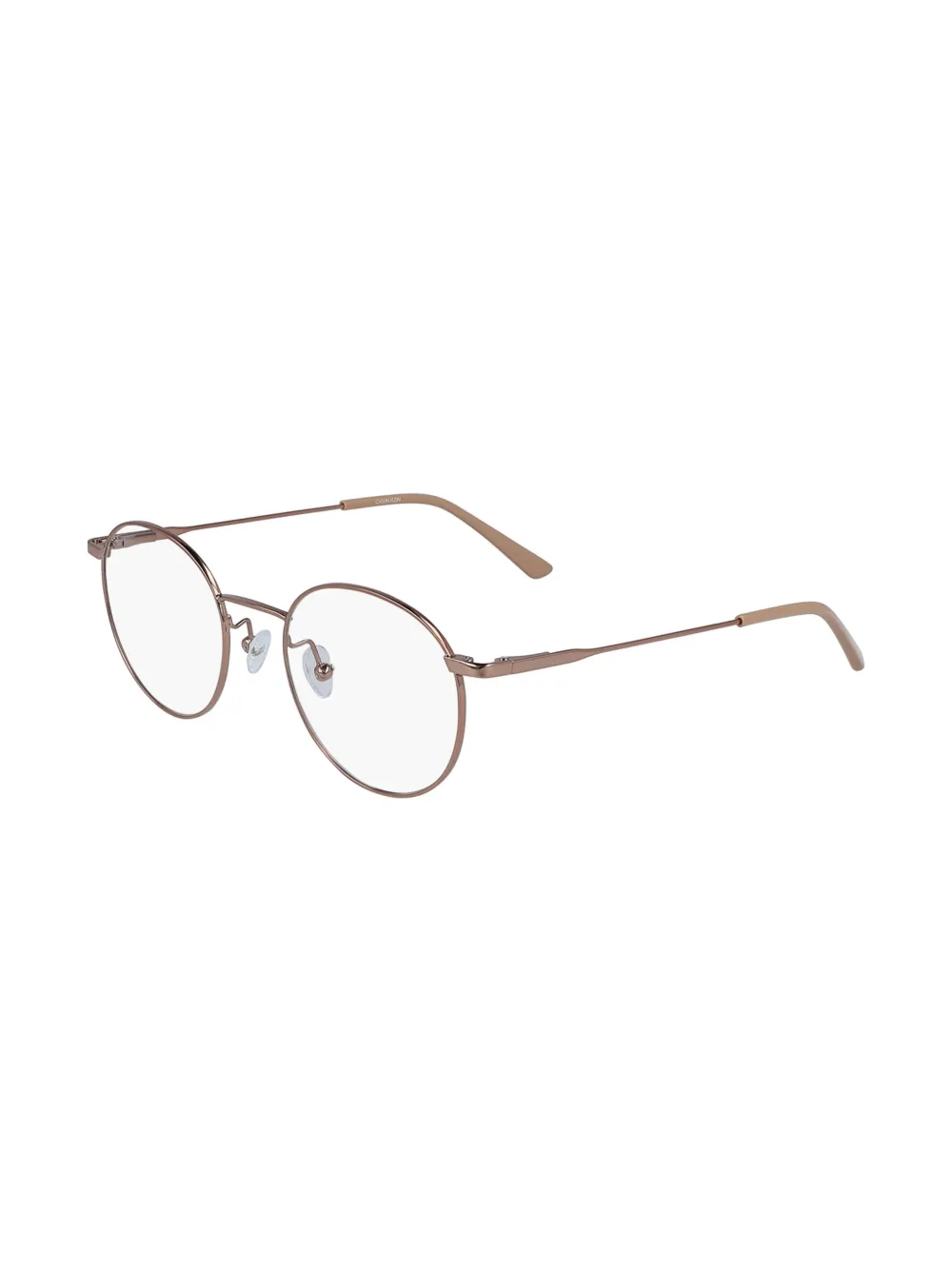  Calvin Klein Round-frame Glasses - Gold 