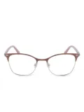 Calvin Klein cat-eye glasses - Brown