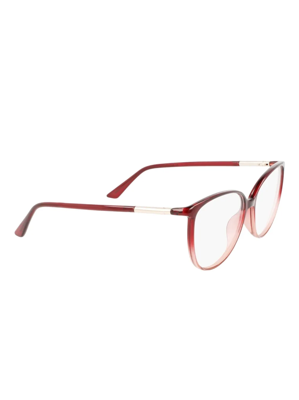 Calvin Klein Bril met cat-eye montuur Rood