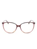 Calvin Klein cat-eye frames - Red