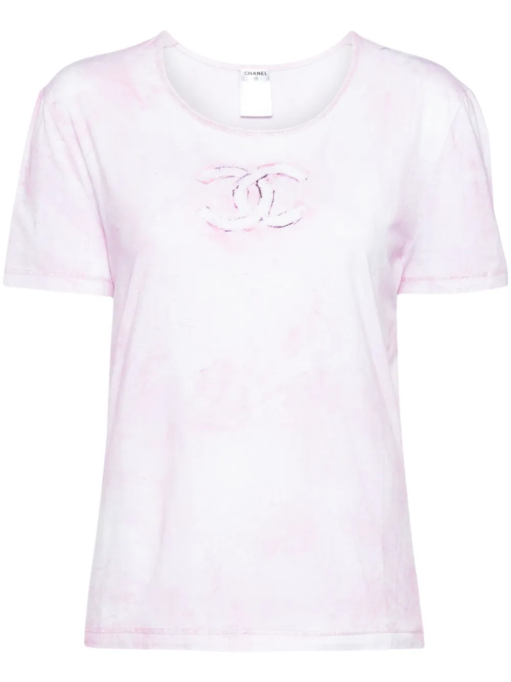 2009 brushed detail T-shirt