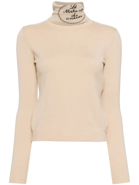 Cheap CHANEL 2004 roll-neck jumper Women