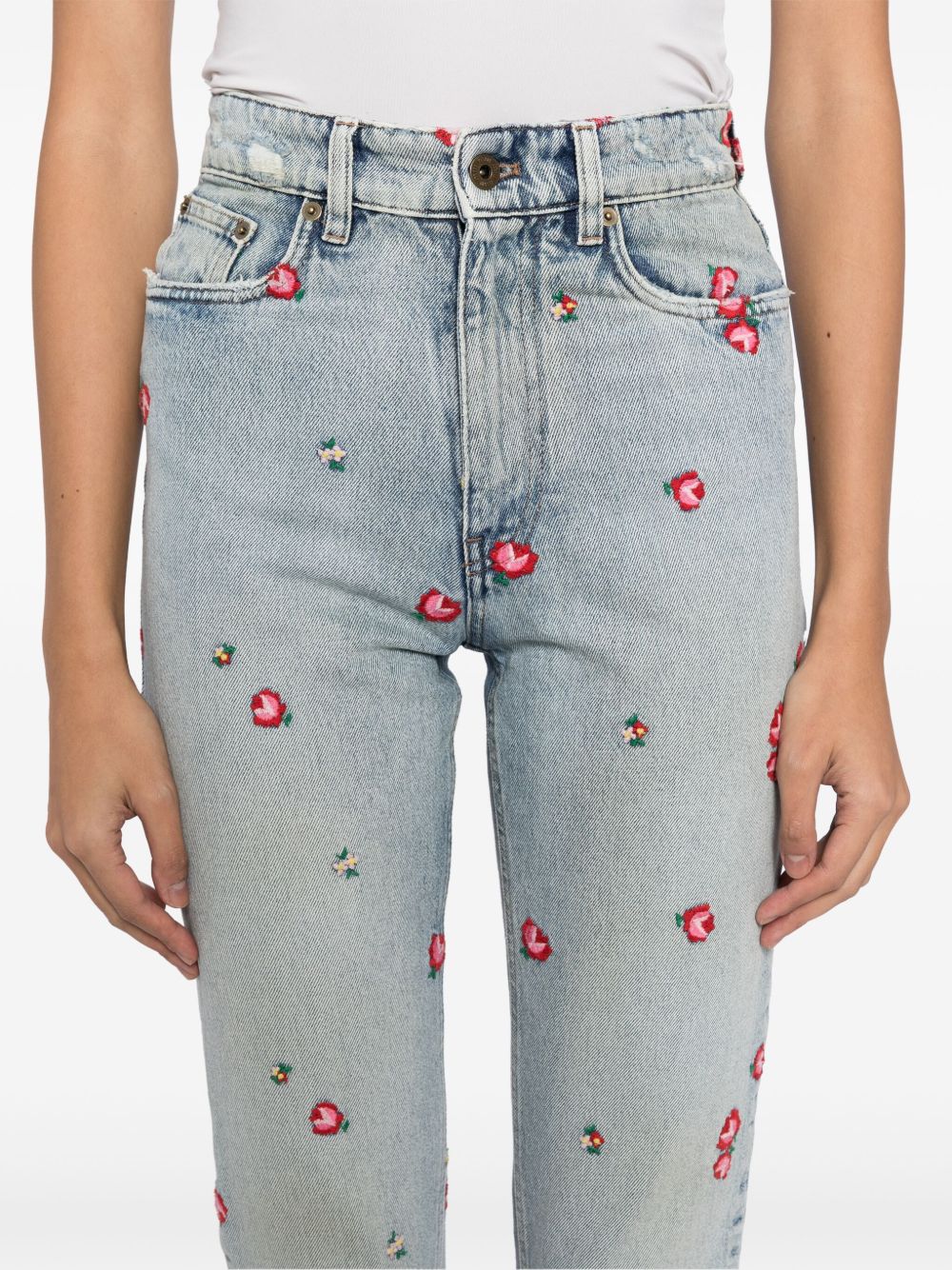 Cheap Miu Miu 2010-2020s embroidered jeans Women