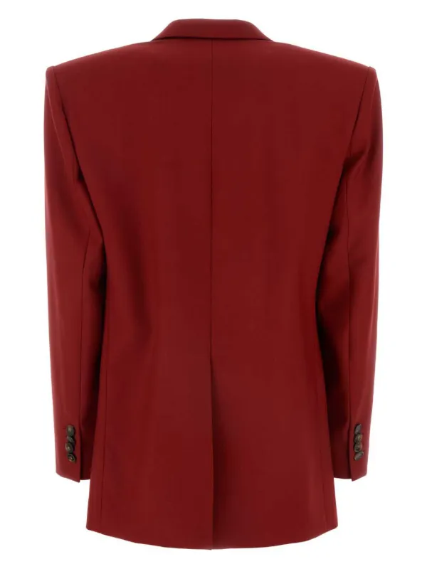 ジャケット Stella Mccartney Red Wool Oversize Blazer 25403613_55473885_600.jpg
