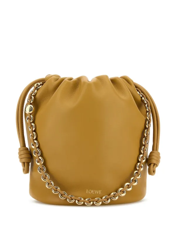 ロエベ イエローフラメンコバスケットバッグ LOEWE フラメンコ バケットバッグ | イエロー | FARFETCH JP
