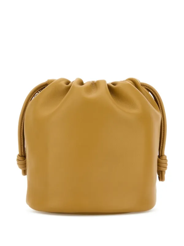 ショルダーバッグ・ポシェット Flamenco Small leather bucket bag Flamenco Small leather bucket bag in black - Loewe | Mytheresa
