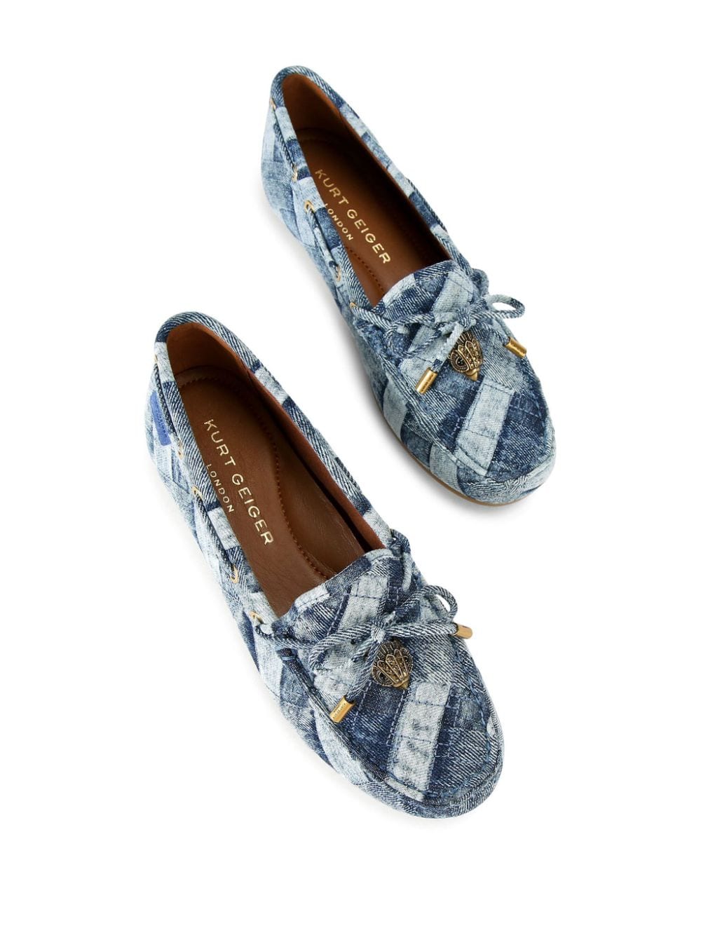 Kurt Geiger London Eagle mocassins Blauw