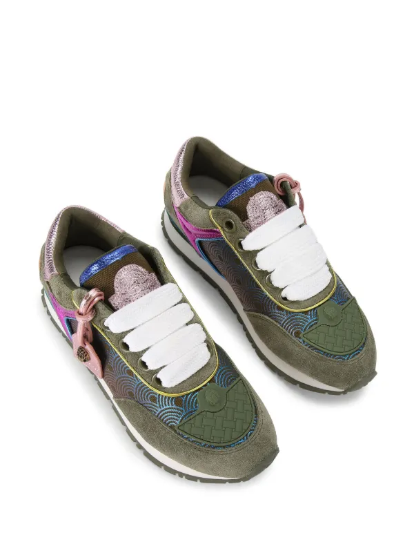 Kurt Geiger London Southbank Tag Runner Sneakers Green FARFETCH CA