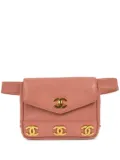 CHANEL Pre-Owned 1992 Triple CC belt bum bag - Pink