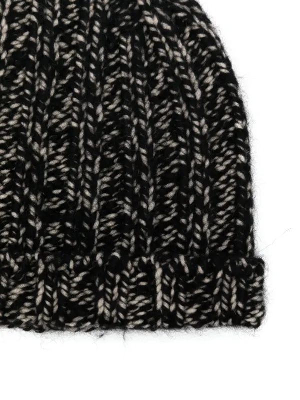 Roberto Collina marl-knit Beanie | Black | FARFETCH CA