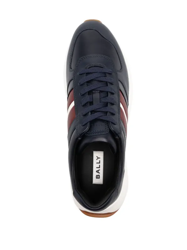 Bally Outline Sneaker In Black And Red Leather Blue FARFETCH ZA