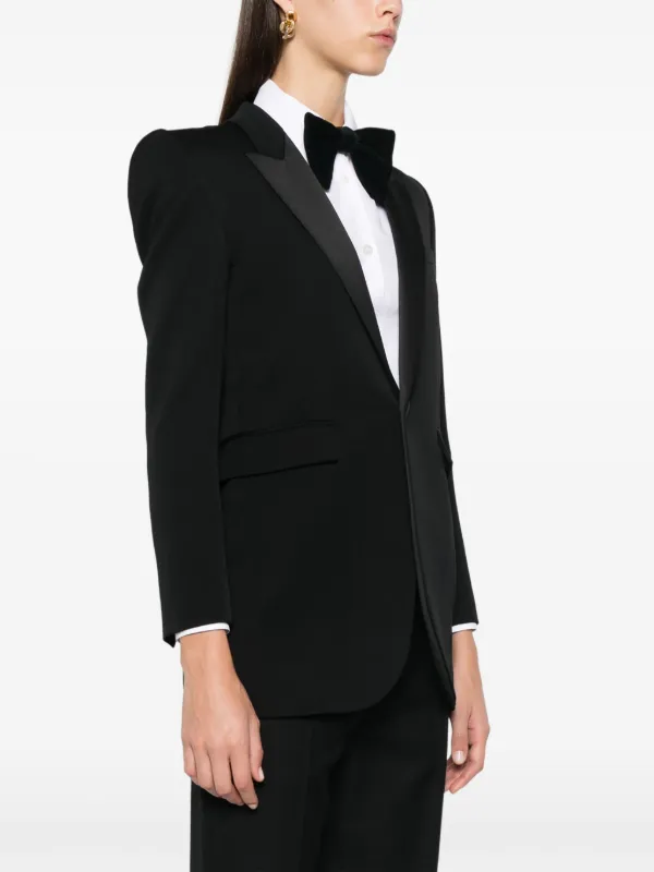 Saint Laurent Tuxedo Blazer Black FARFETCH IE