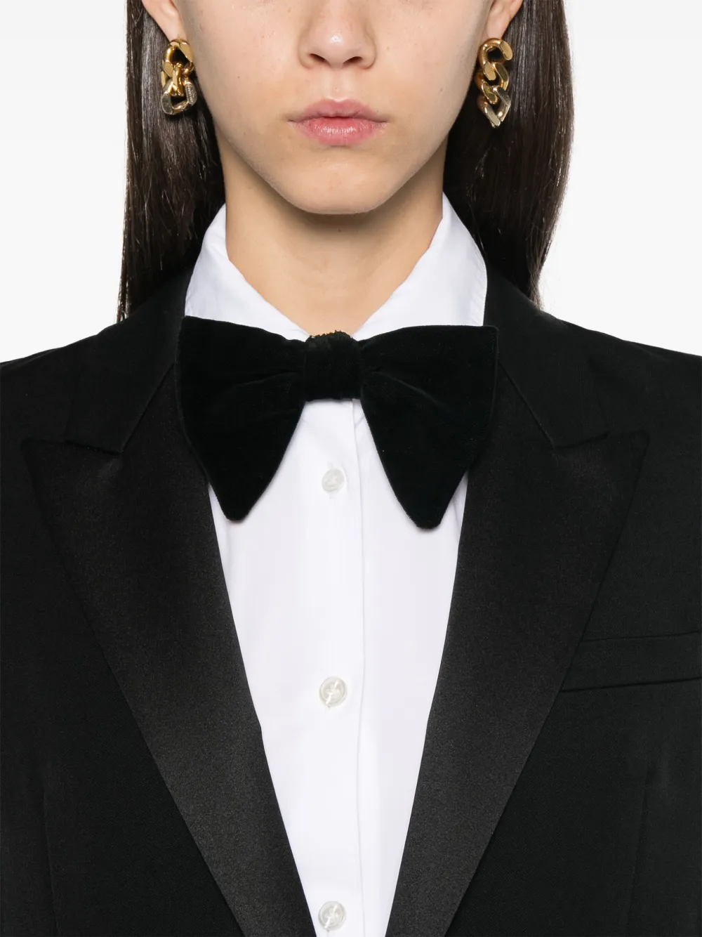 Saint Laurent Tuxedo Blazer | Black | FARFETCH