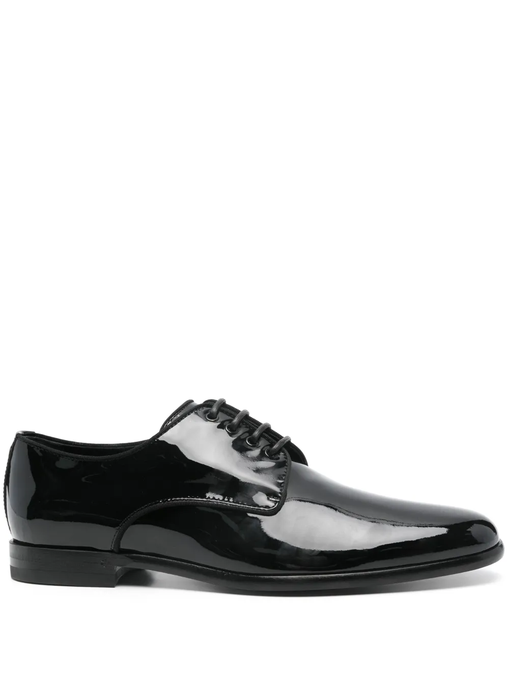 Dolce & Gabbana patent-finish loafers Black