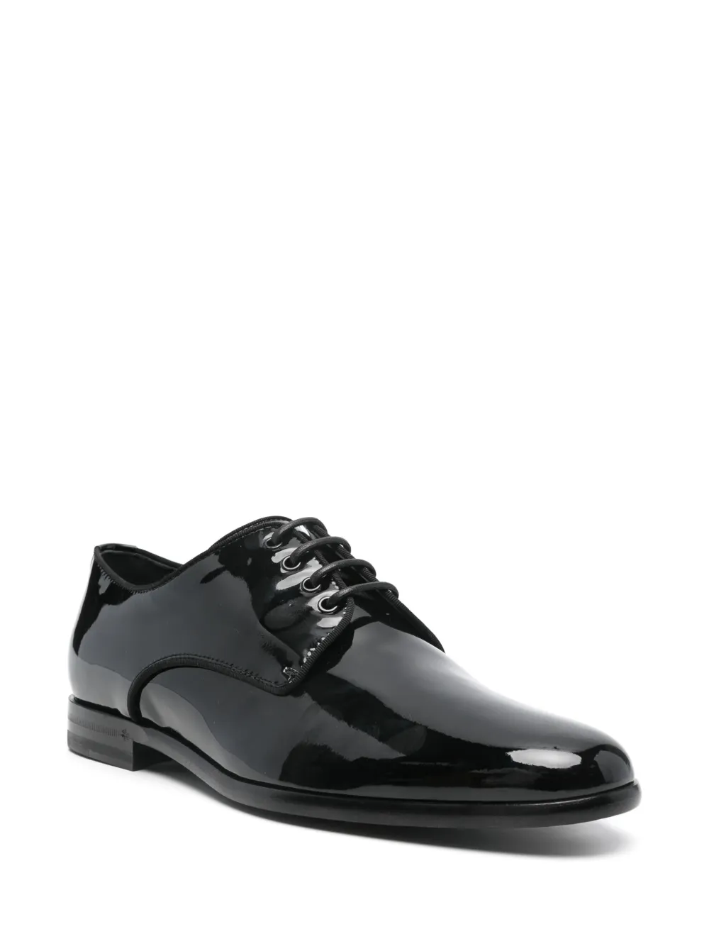 Dolce & Gabbana patent-finish loafers - Zwart