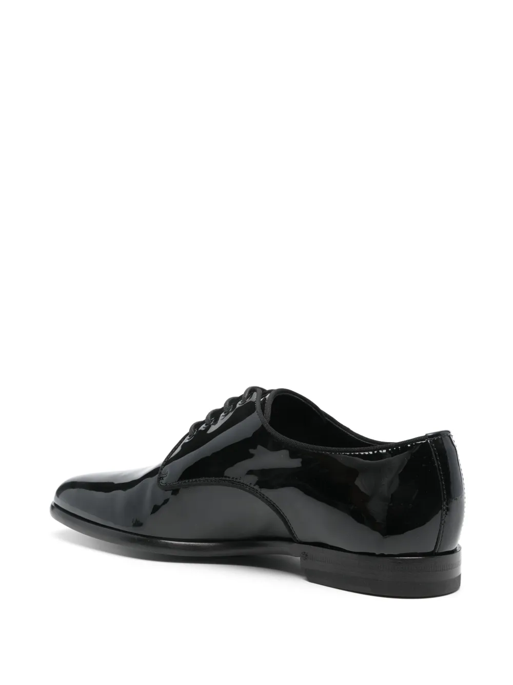 Dolce & Gabbana patent-finish loafers Black
