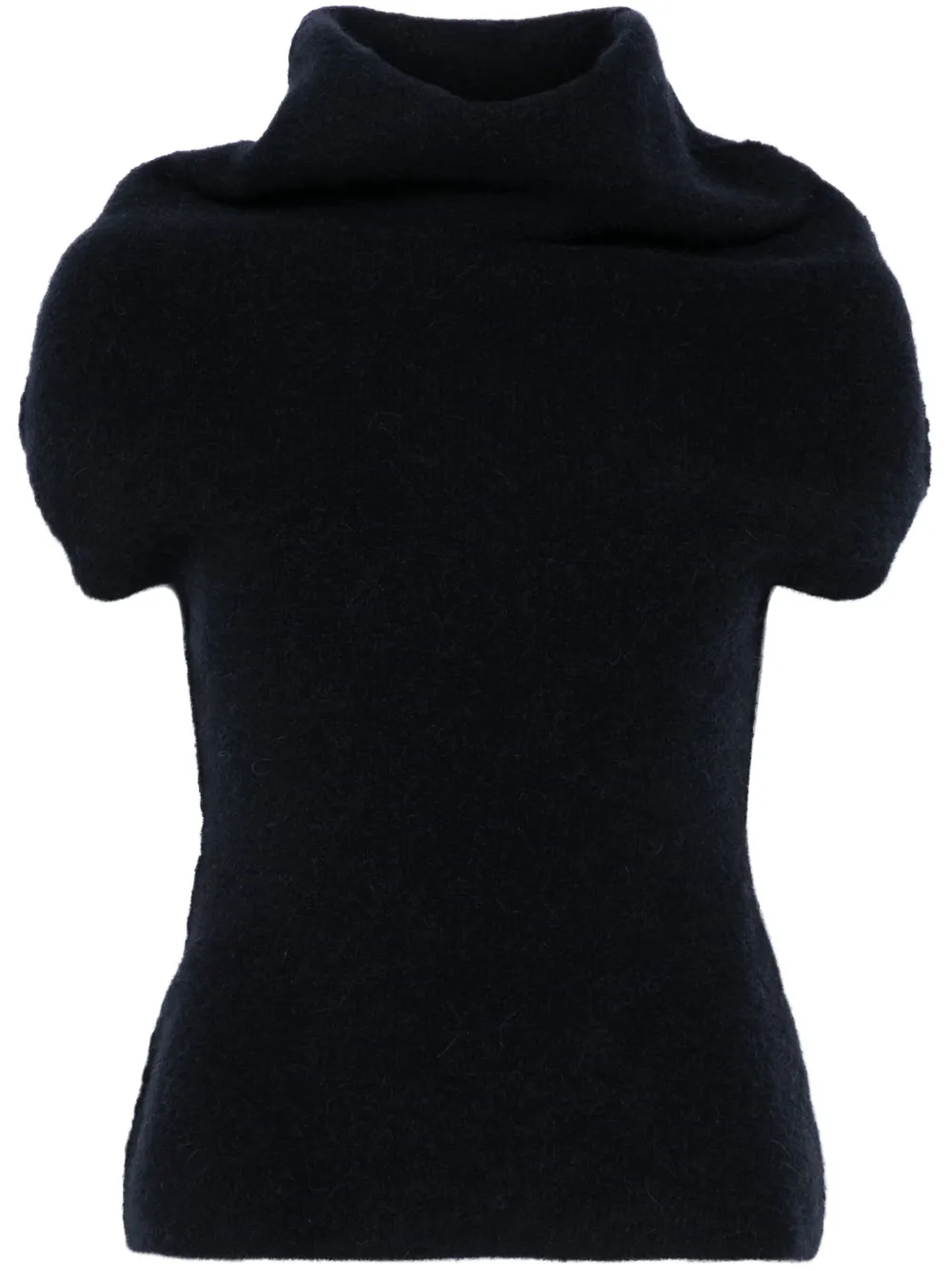Rick Owens Crater knitted top | Black | Image 1