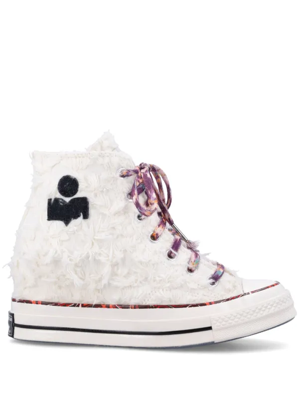 Converse x Isabel Marant Chuck Wedge WH Sneakers White FARFETCH UK