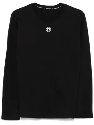 Marine Serre ロゴ Tシャツ | ブラック | FARFETCH JP