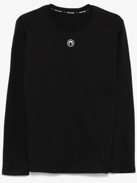 Marine Serre Camiseta com logo de lua