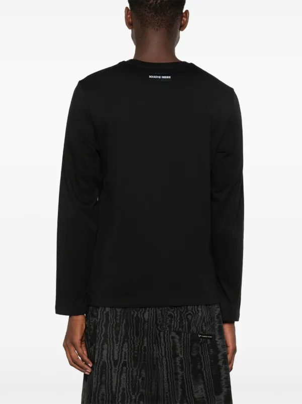 Marine Serre moon-logo T-shirt | Black | FARFETCH