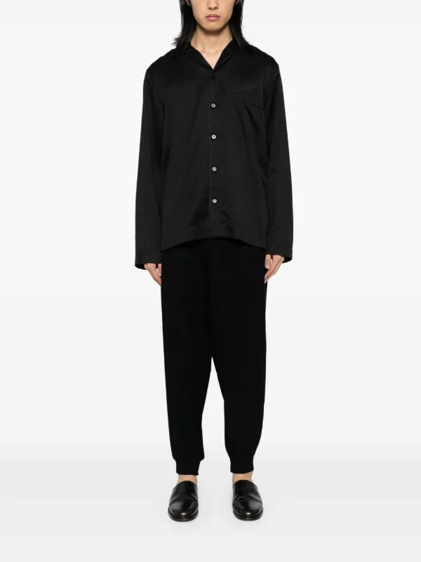 Yohji Yamamoto Slash Pockets Trousers | Black | FARFETCH Yohji Yamamoto Slash Pockets Trousers | Black | FARFETCH