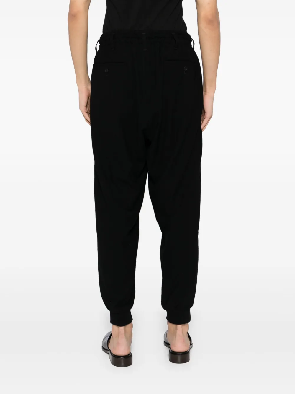 Yohji Yamamoto Broek met steekzakken Zwart