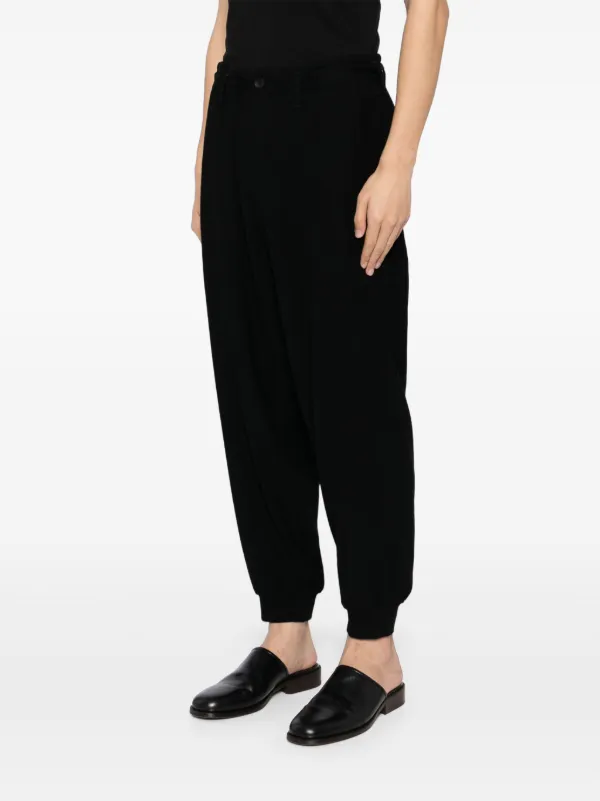 Yohji Yamamoto Slash Pockets Trousers | Black | FARFETCH Yohji Yamamoto Slash Pockets Trousers | Black | FARFETCH