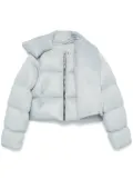 Rick Owens funnel-neck puffer jacket - Blue