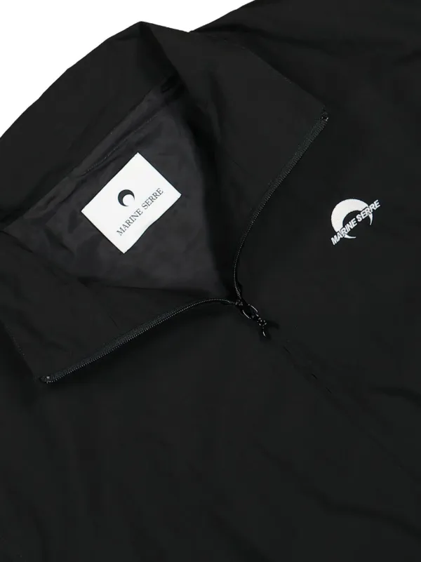 Marine Serre moon-logo Jacket | Black | FARFETCH JO
