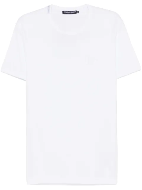 Dolce & Gabbana logo-embroidered T-shirt