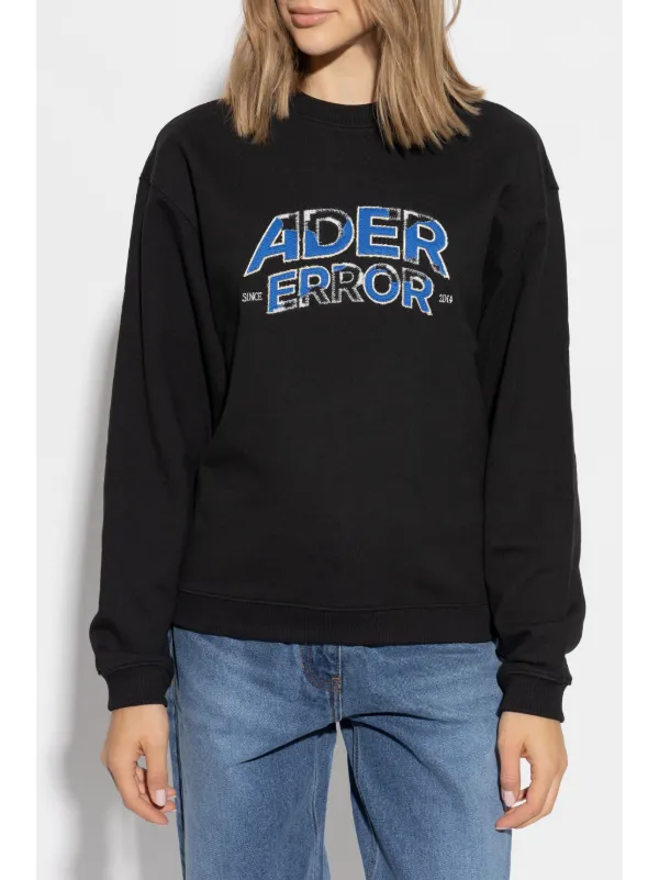 トップス Ader Error Sollec sweatshirt ADER error Navy Sollec Sweatshirt ADER error