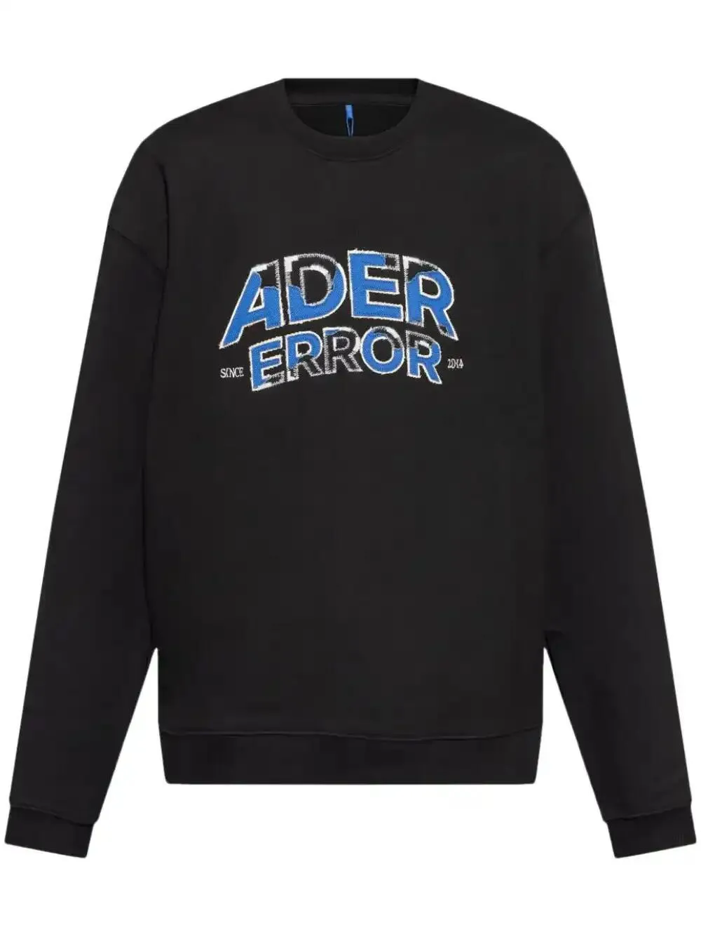 Ader Error Logo Embroidered Sweatshirt In Black
