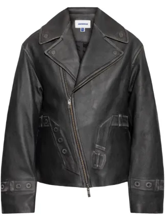 adererror アーダーエラー　レザージャケット　lean jacket ADER error Black Leather Lean Jacket ADER error