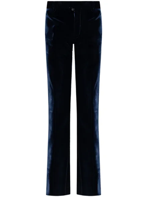 DSQUARED2 pantalones anchos con placa del logo