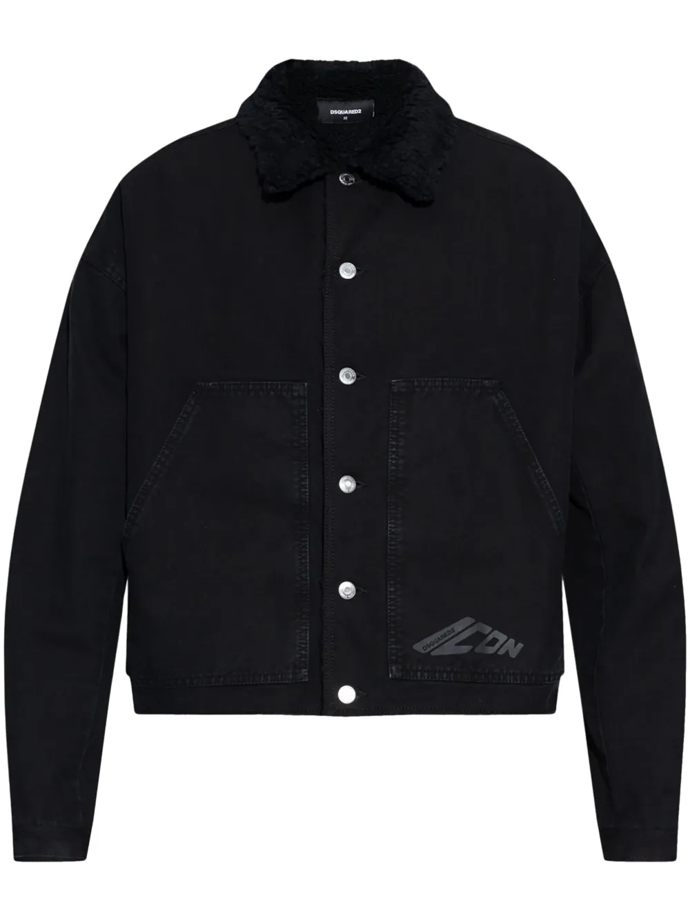 DSQUARED2 Icon denim jack Zwart