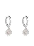 Kate Spade Heritage Bloom Huggie earrings - Silver