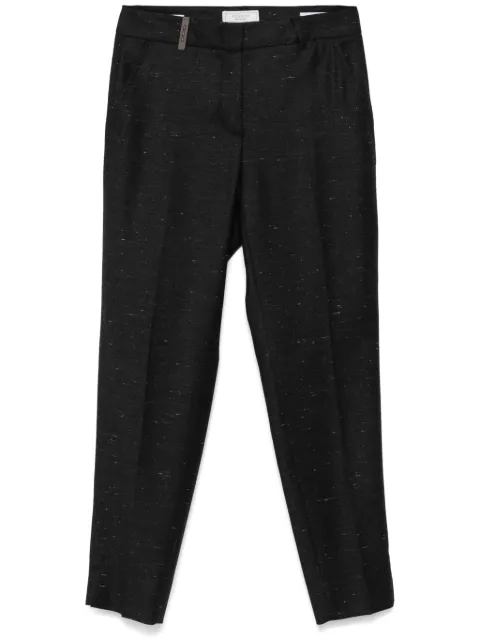 Peserico speckled trousers