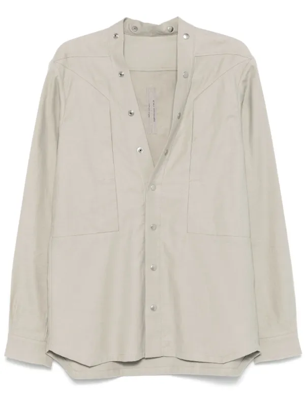 RICK OWENS - Men Charmeuse Larry Fogpocket Shirt – Atelier New York