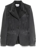 Alexander McQueen denim blazer - Black