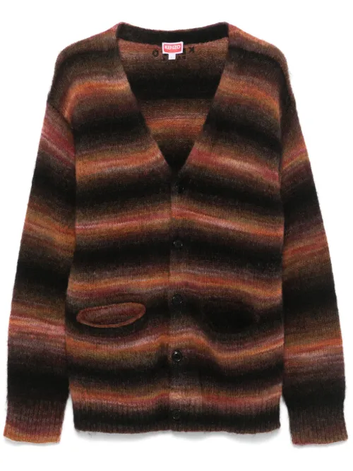Kenzo cardigan à rayures - Noir - Kenzo - Modalova