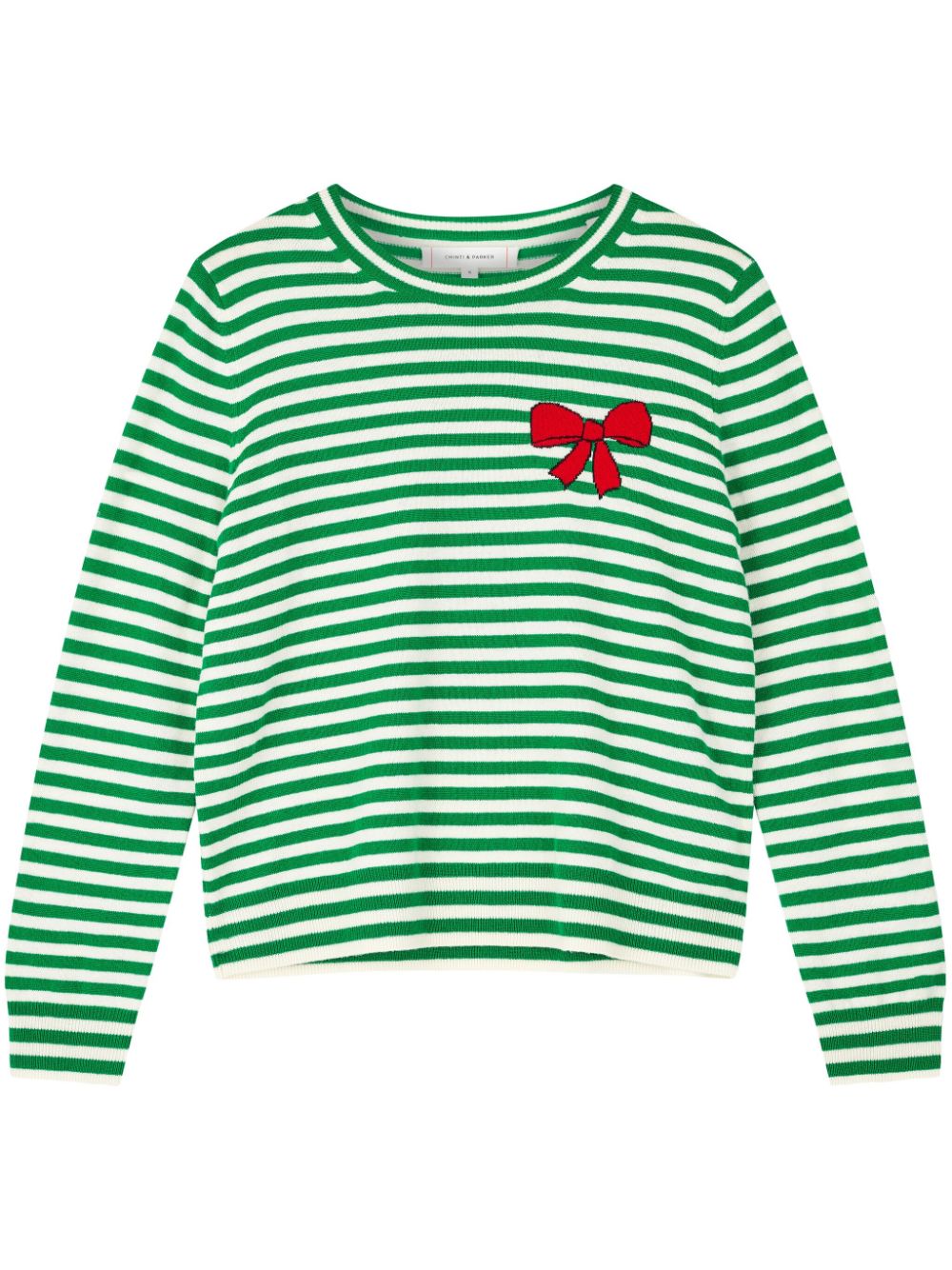 Chinti & Parker Bow Breton sweater - Green