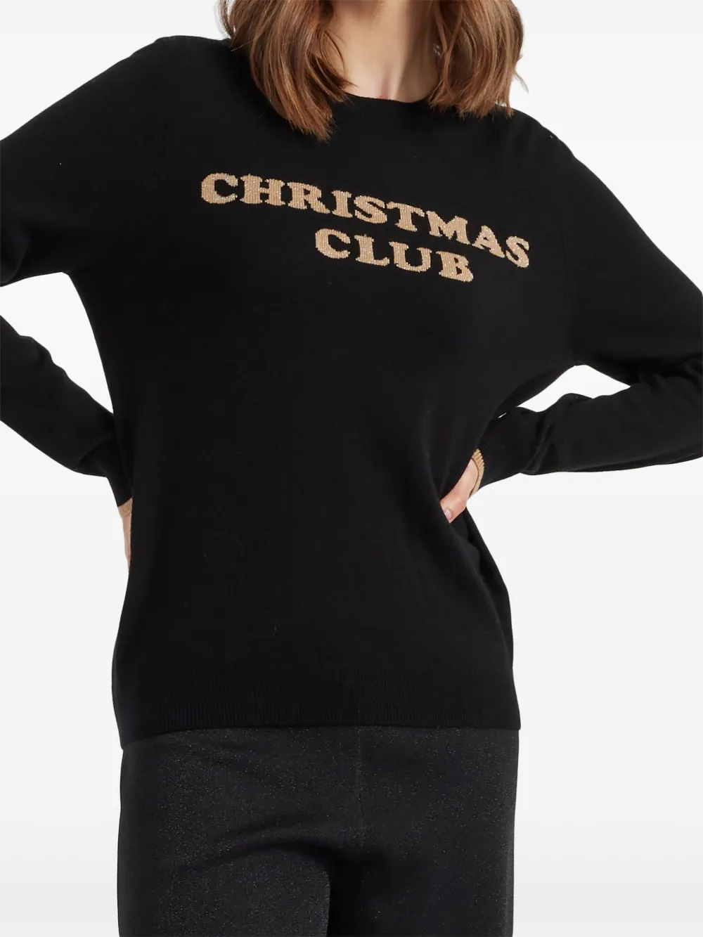 Chinti & Parker Christmas Club trui - Zwart